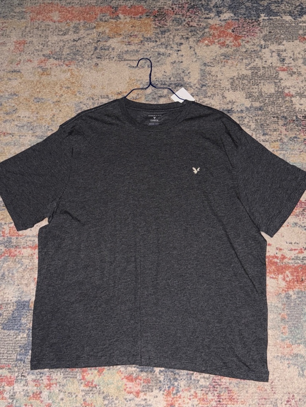American Eagle Dark Charcoal Crew Neck Tee
